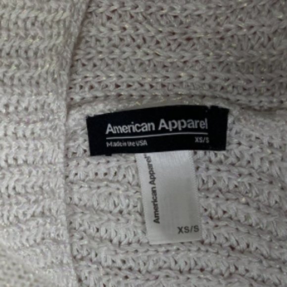 NWOT American Apparel Knit Sparkle Crop Tank - Picture 4 of 4